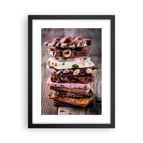 Affiche dans un cadre noir - Poster - Une perspective réjouissante - 30x40 cm