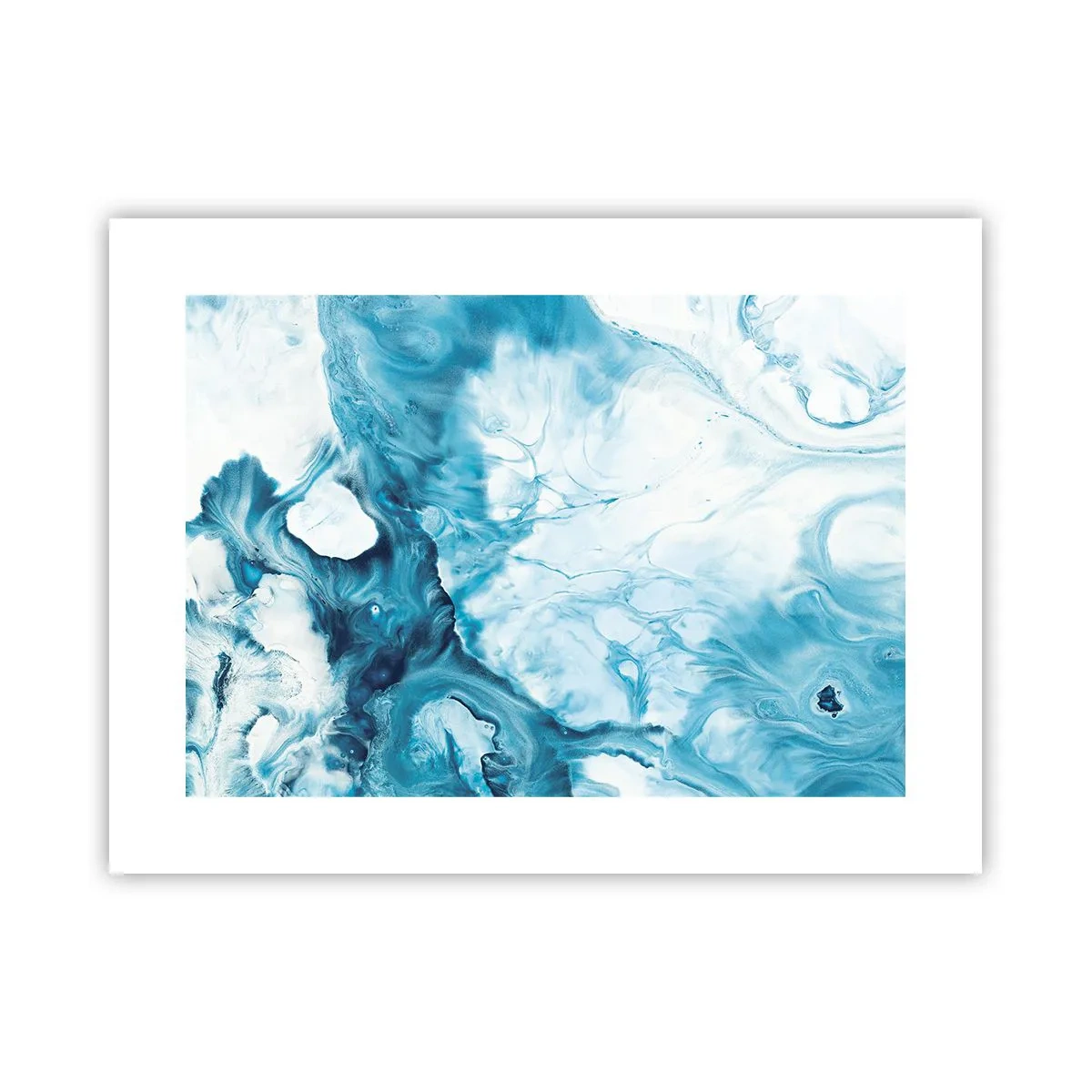 Affiche - Poster - Concert de bleu - 40x30 cm