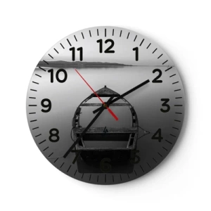 Horloge murale - Pendule murale - Nostalgie et mélancolie - 30x30 cm