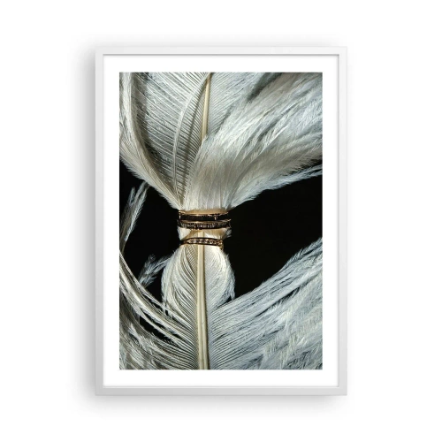 Affiche dans un cadre blanc - Poster - ... et je ne te laisserai pas ... - 50x70 cm