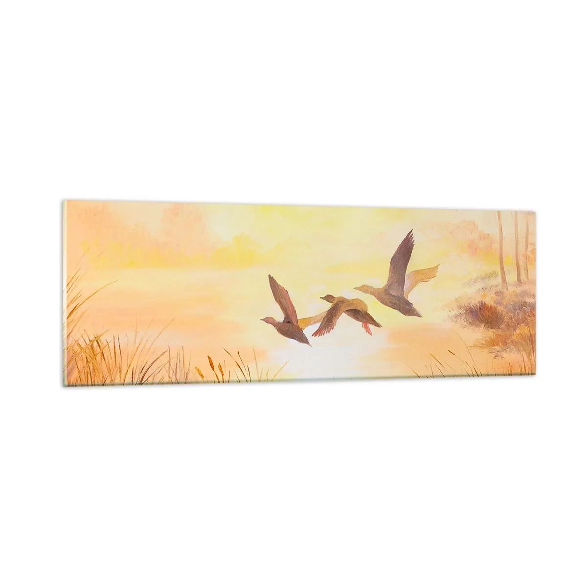 Impression sur verre - Image sur verre - Le début d'un long voyage - 90x30 cm