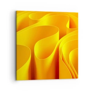Impression sur toile - Image sur toile - Comme les vagues du soleil - 70x70 cm