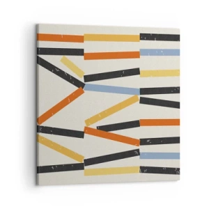 Impression sur toile - Image sur toile - Composition de niveaux - 50x50 cm