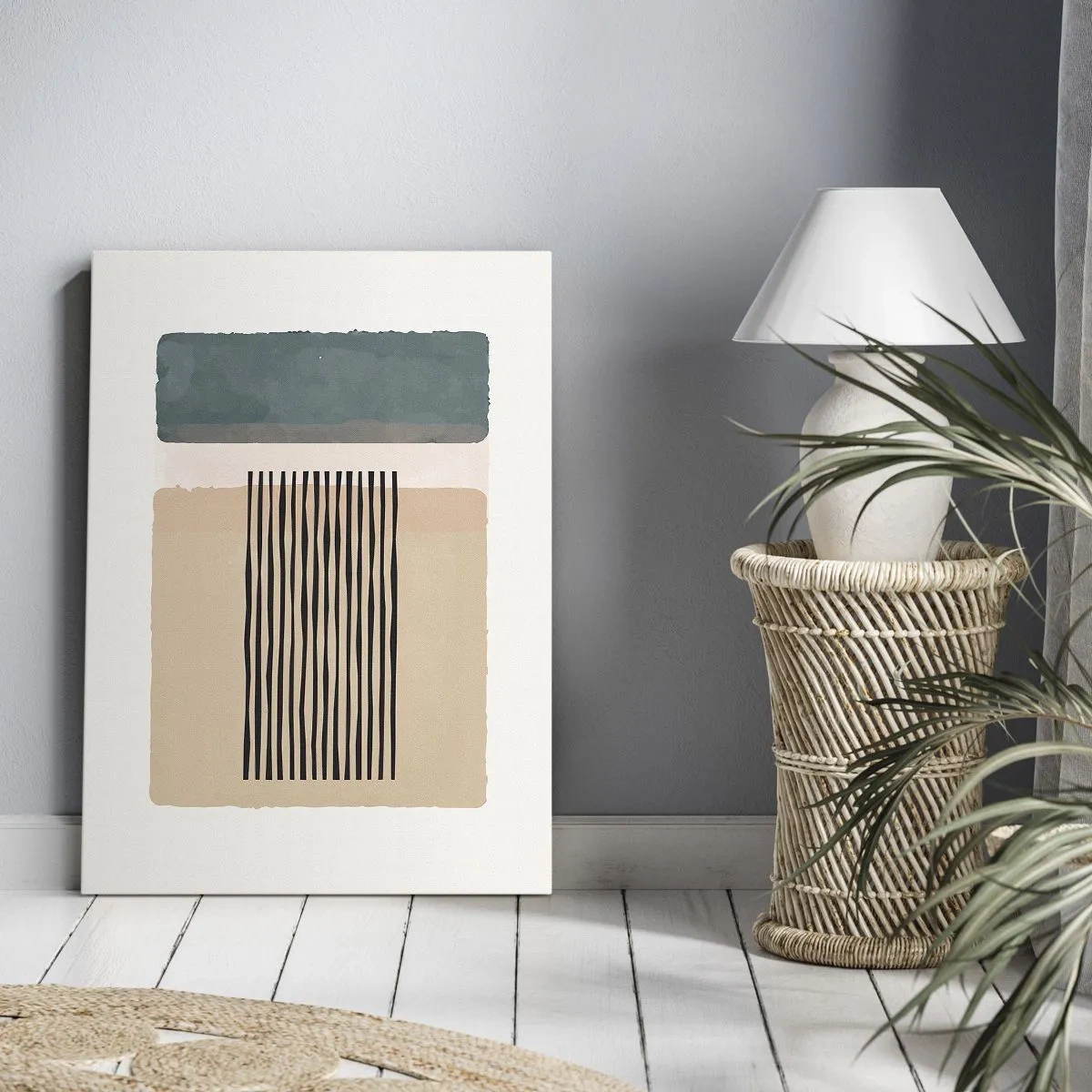 Impression sur toile - Image sur toile - Tout est en ordre - 55x100 cm