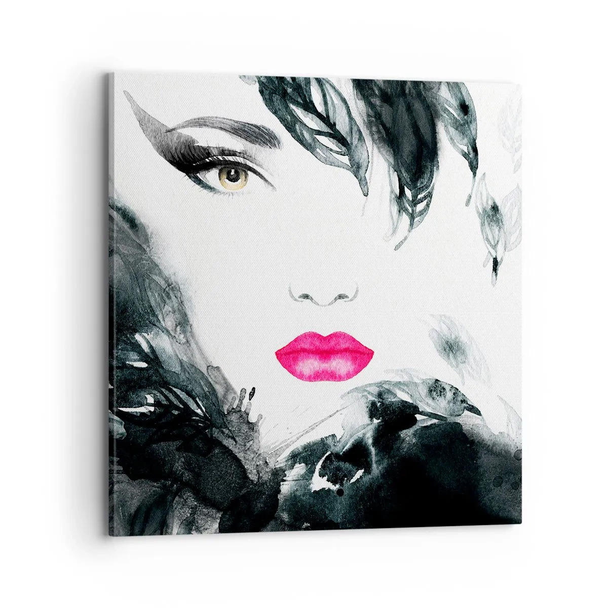 Impression sur toile - Image sur toile - Attention! Femme fatale - 70x70 cm