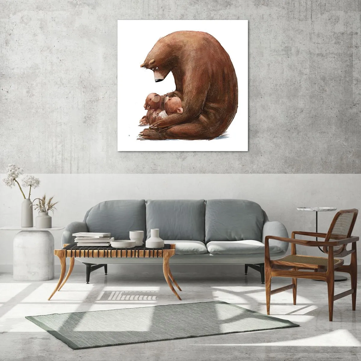 Impression sur verre - Image sur verre - Faites de beaux rêves les enfants - 40x40 cm