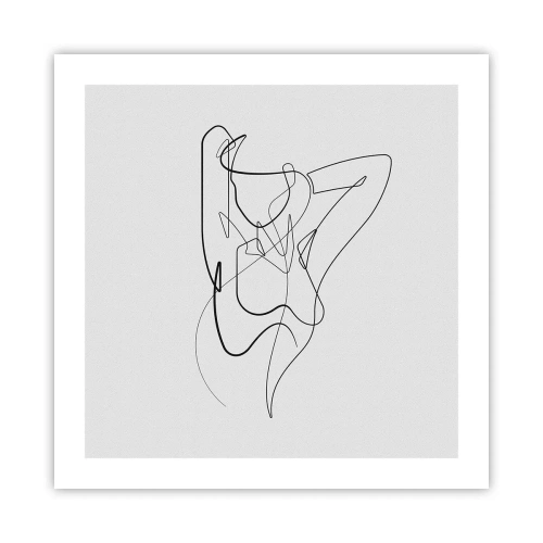 Affiche - Poster - Vraiment, tu es comme ça... - 50x50 cm