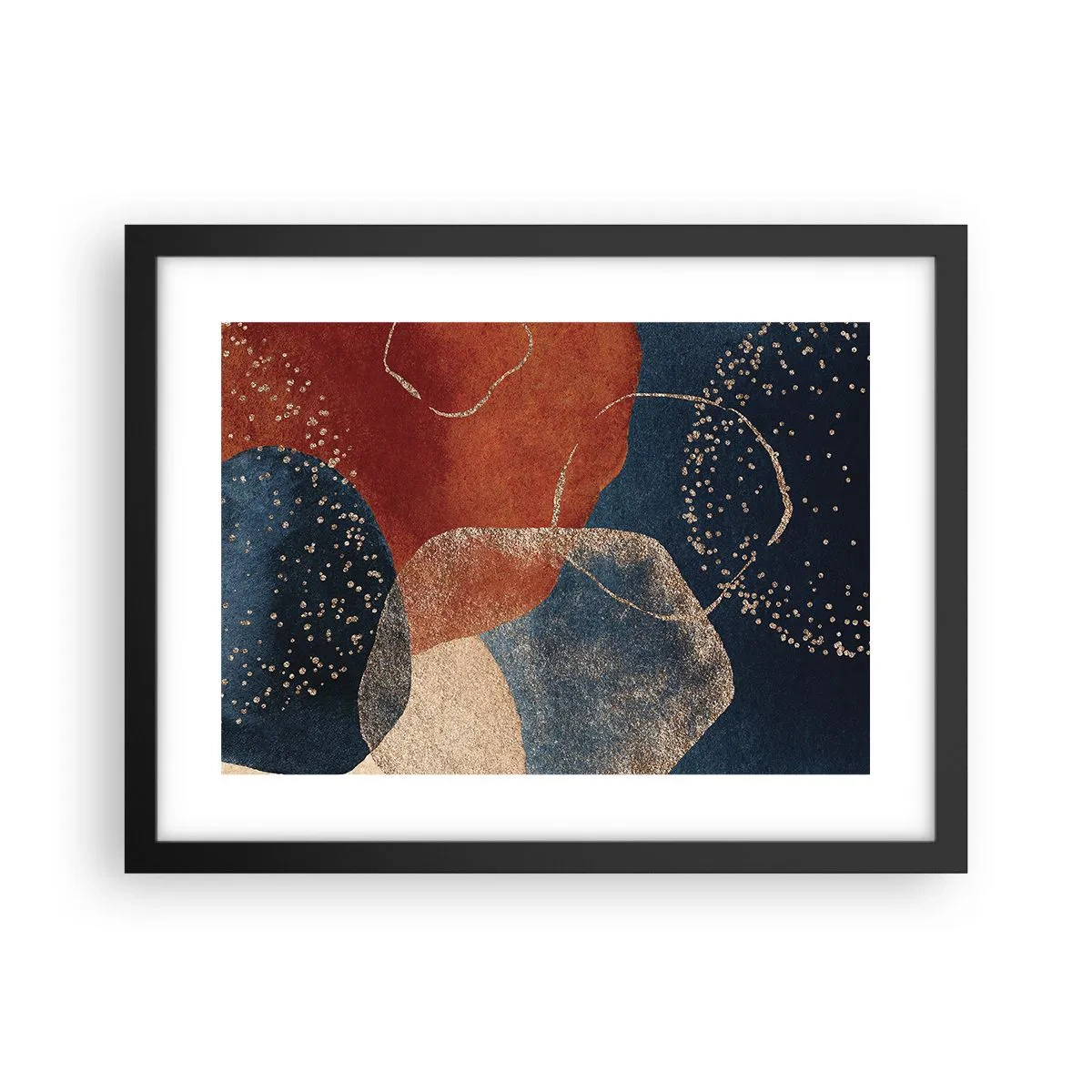 Affiche dans un cadre noir - Poster - La légèreté de l'être - 40x30 cm