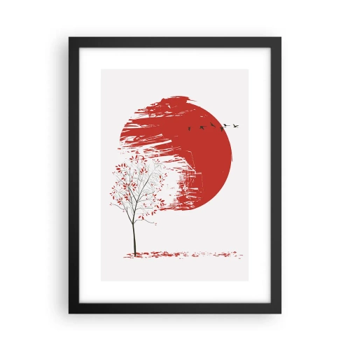 Affiche dans un cadre noir - Poster - Connaissez-vous ce pays ? - 30x40 cm