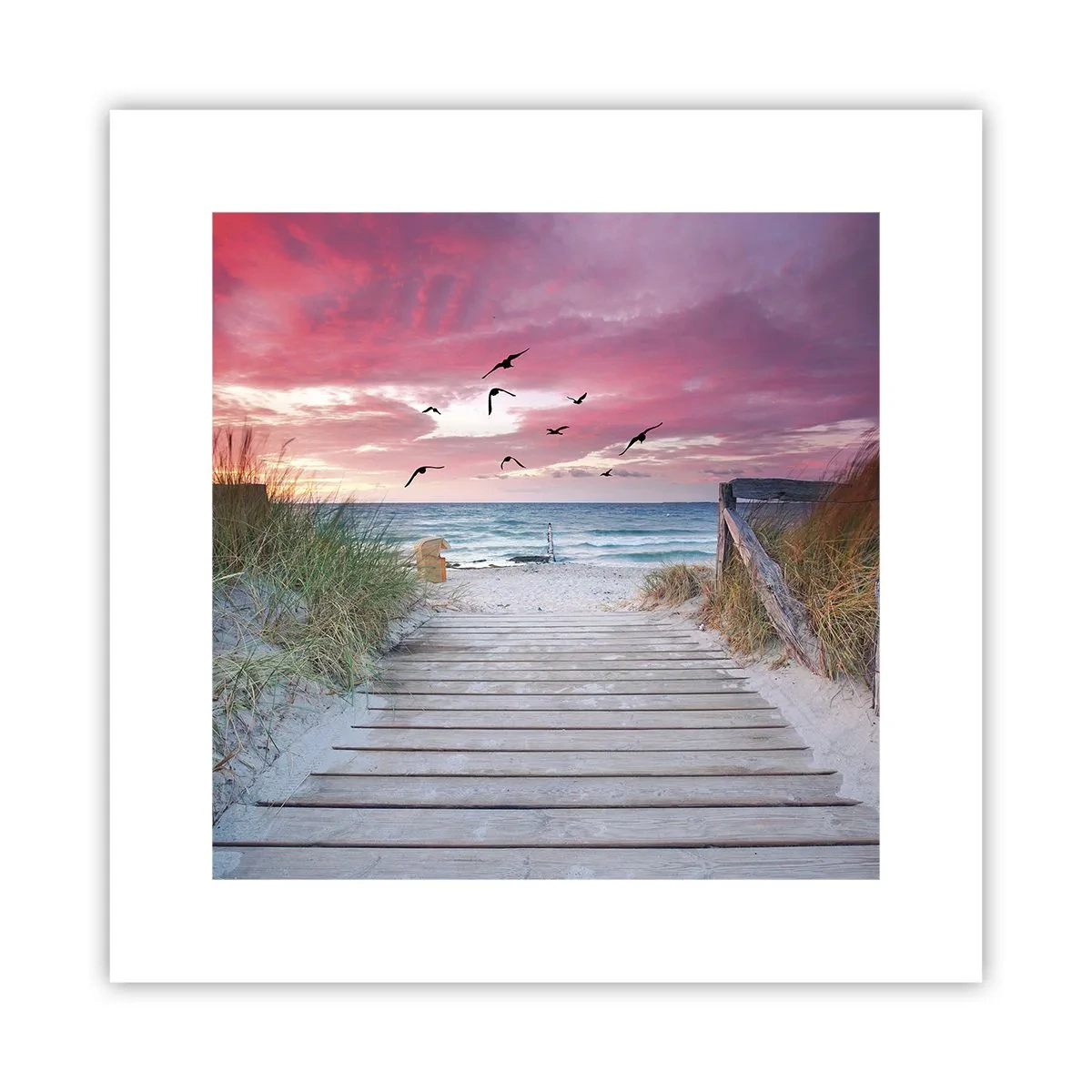 Affiche - Poster - Impression de la Baltique - 30x30 cm