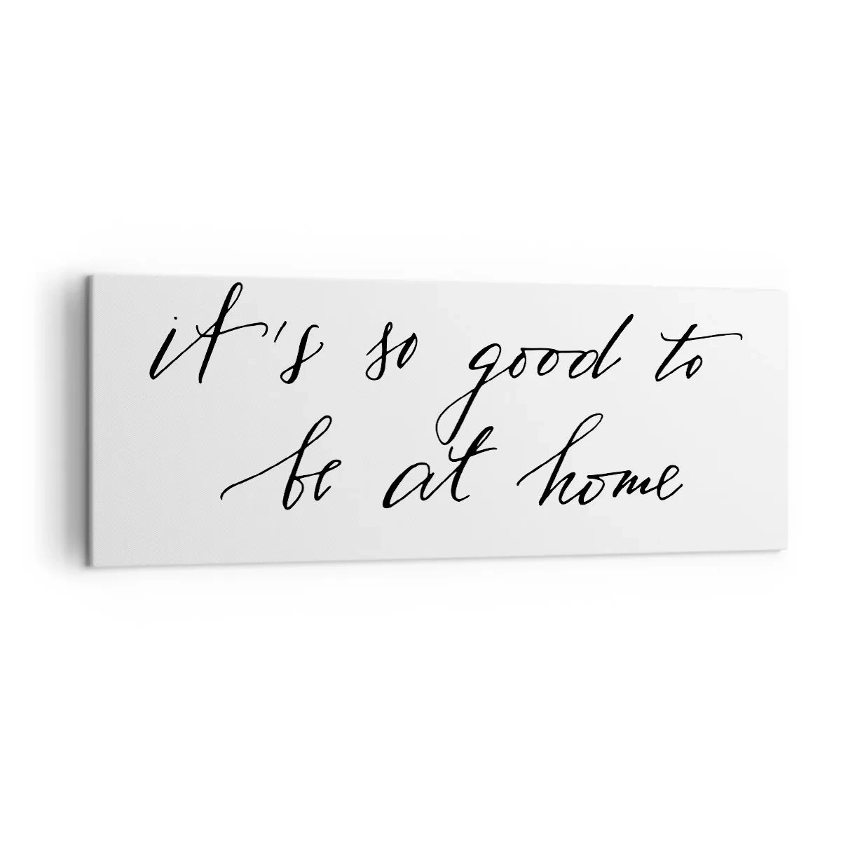 Impression sur toile - Image sur toile - Lettrage de style calligraphique sur fond blanc - 140x50cm - Toute la vérite - Décoration murale moderne pour le salon et la chambre ARTTOR