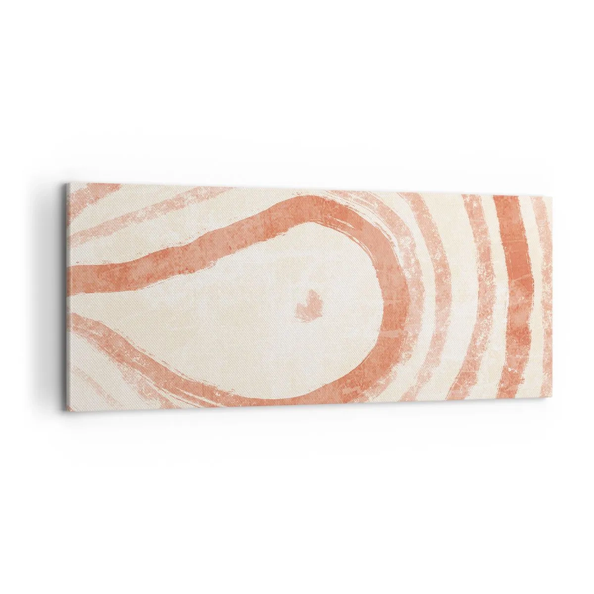 Impression sur toile - Image sur toile - Cercles de corail – composition - 100x40 cm