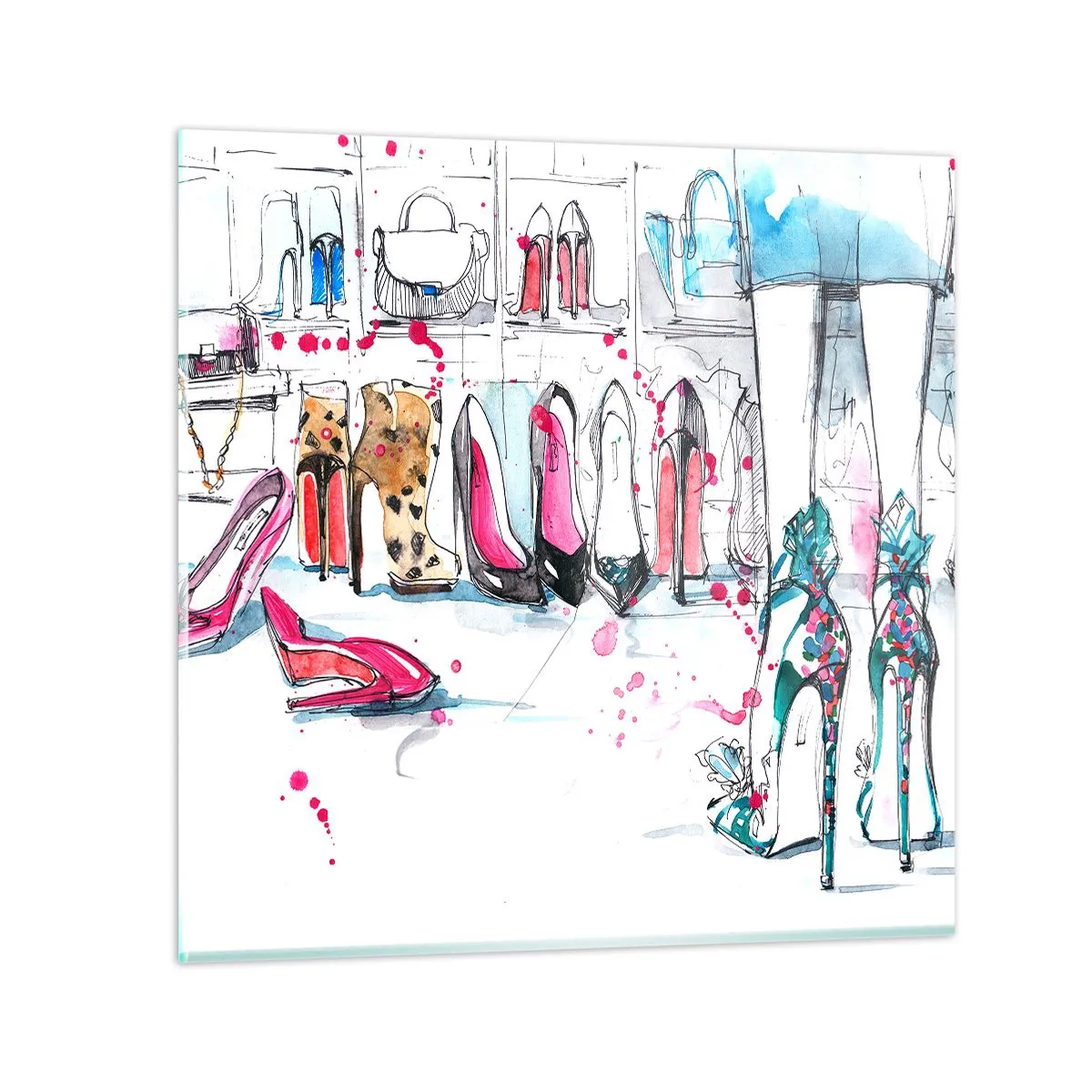 Impression sur verre - Image sur verre - Sésame, ouvre-toi - 30x30 cm