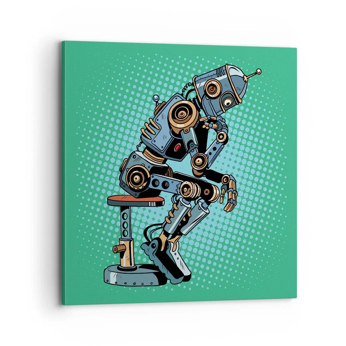 Impression sur toile - Image sur toile - Au-dessus de l'essence de l'être - 70x70 cm