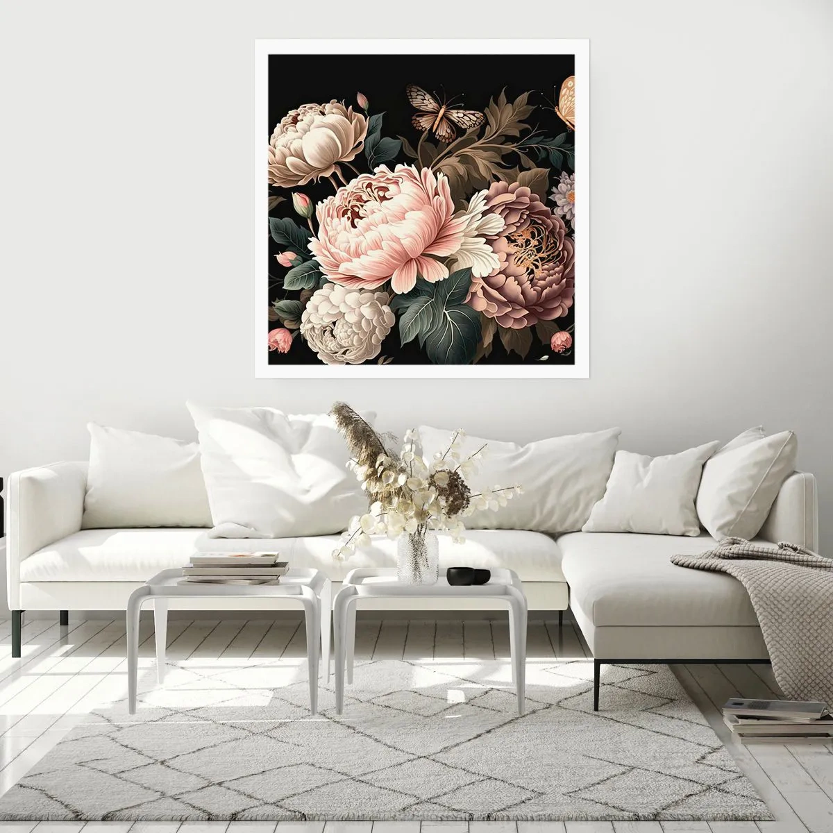 Affiche - Poster - De style baroque - 50x50 cm