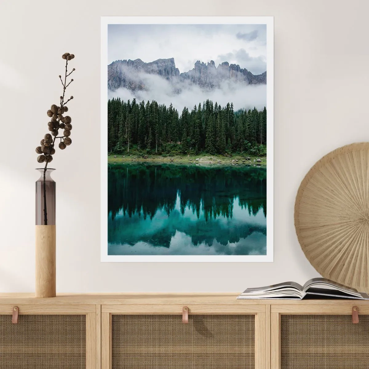 Affiche - Poster - Chut, chut, ne réveillons pas l'eau qui dort - 30x40 cm