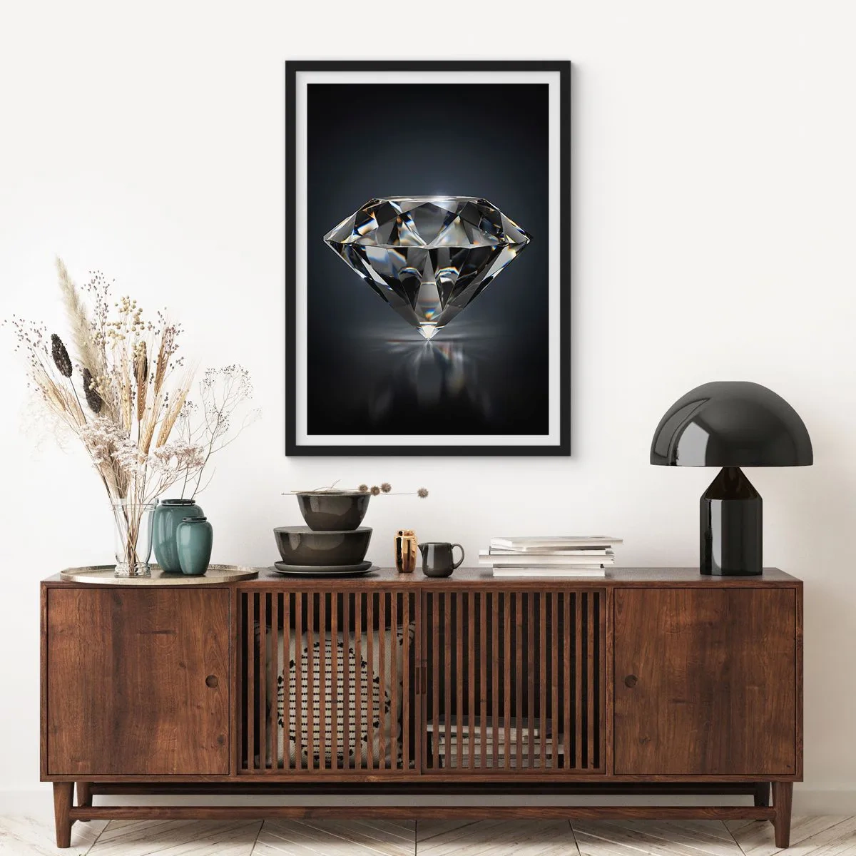 Affiche dans un cadre noir - Poster - La meilleure amie - 30x40 cm