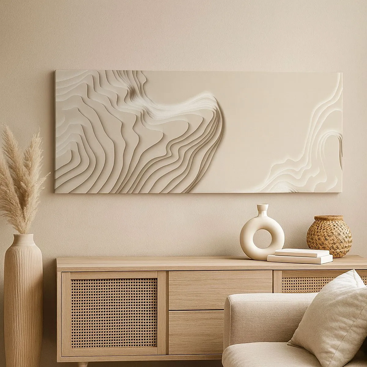 Impression sur toile - Image sur toile - Topographie artistique - 100x40 cm