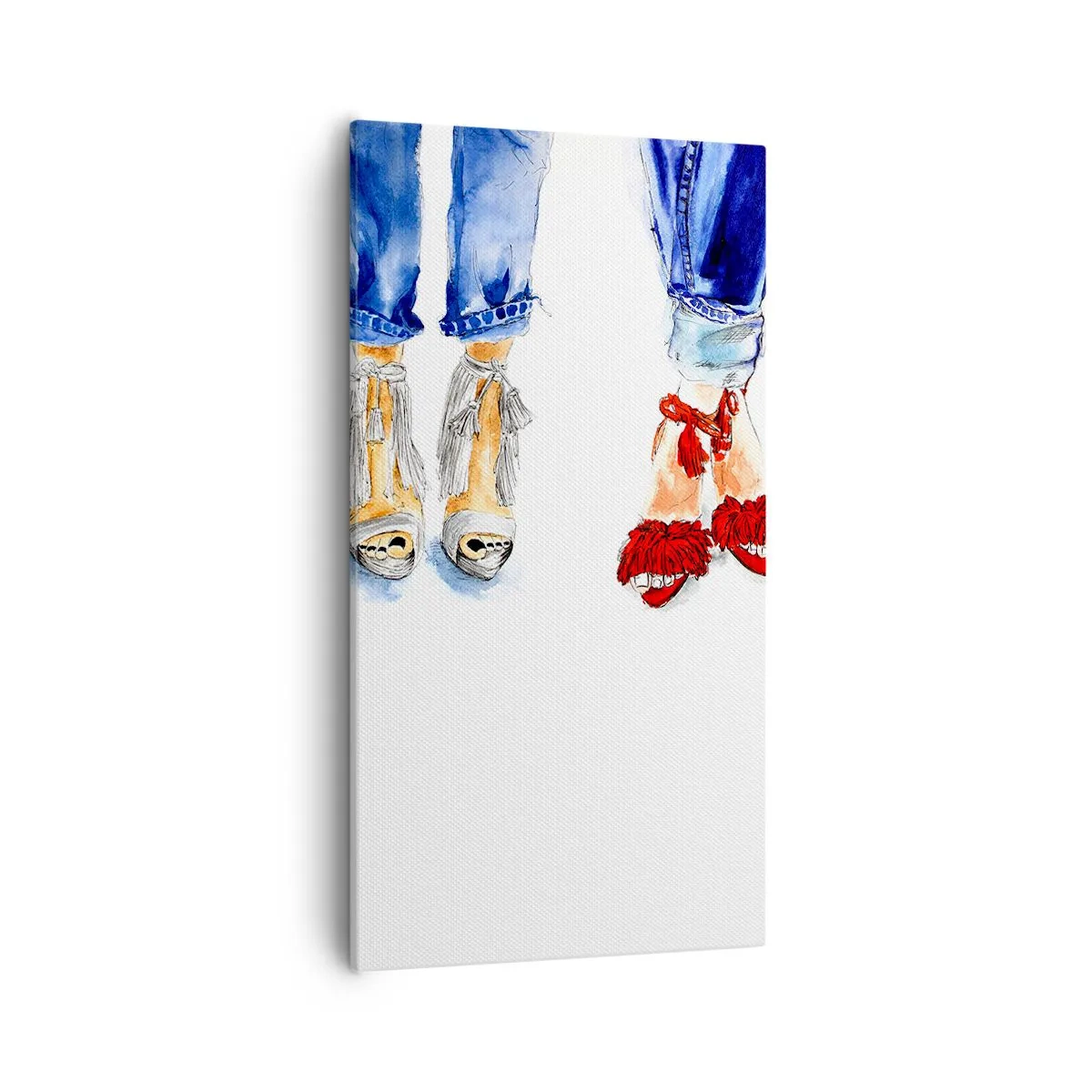 Impression sur toile - Image sur toile - Peut-être irons-nous nous promener? - 55x100 cm