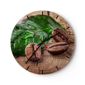 Horloge murale - Pendule murale - La plus vraie et noire - 40x40 cm