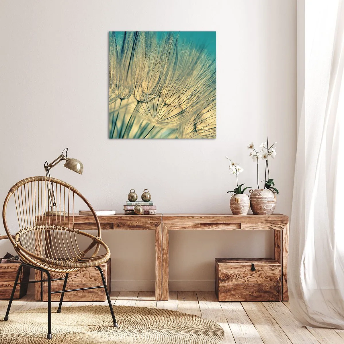 Impression sur toile - Image sur toile - En attente du vent - 70x70 cm