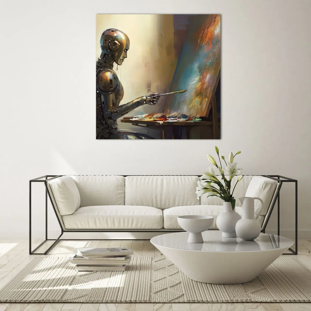 Impression sur verre - Image sur verre - L'art du futur - 50x50 cm