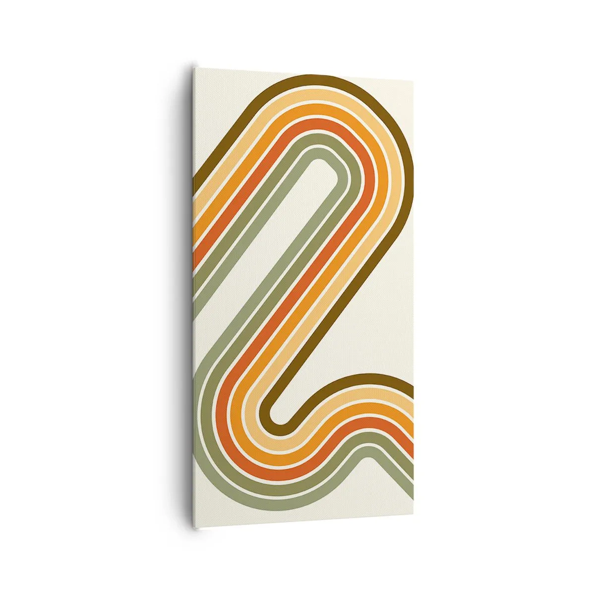 Impression sur toile - Image sur toile - En zig zag vers le but - 65x120 cm