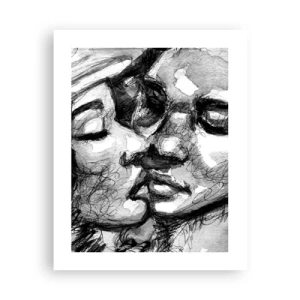 Affiche - Poster - Un moment tendre - 40x50 cm
