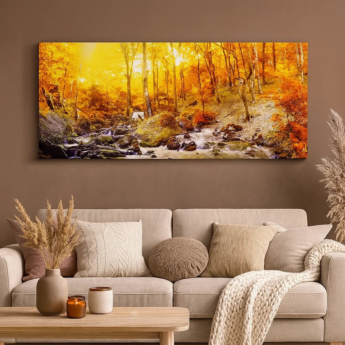 Impression sur toile - Image sur toile - Pierres serties d'or et de platine - 30x30 cm