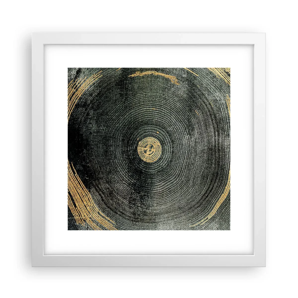 Affiche dans un cadre blanc - Poster - Changement et persistance - 30x30 cm