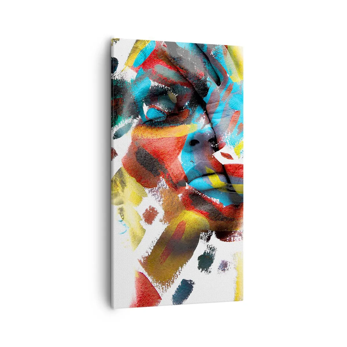 Impression sur toile - Image sur toile - Personnalité colorée - 55x100 cm