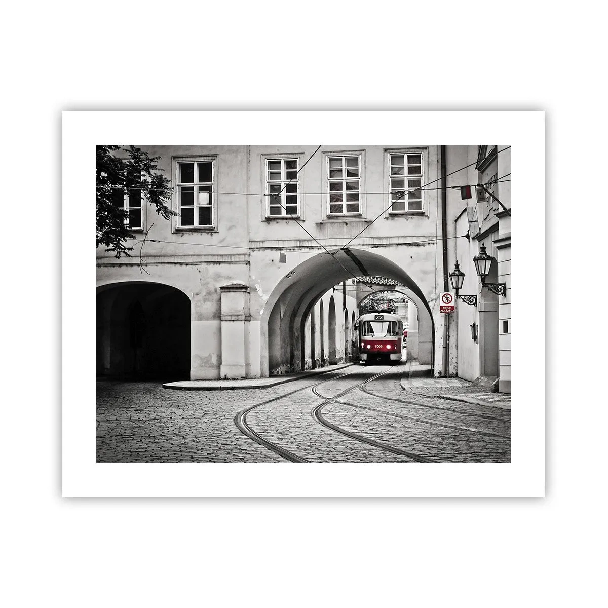 Affiche - Poster - Dans le labyrinthe de la ville - 50x40 cm