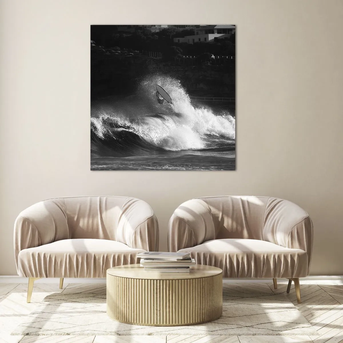 Impression sur verre - Image sur verre - Défi accepté! - 50x50 cm