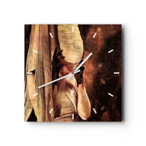 Horloge murale - Pendule murale - Entre le bon et le mauvais - 40x40 cm