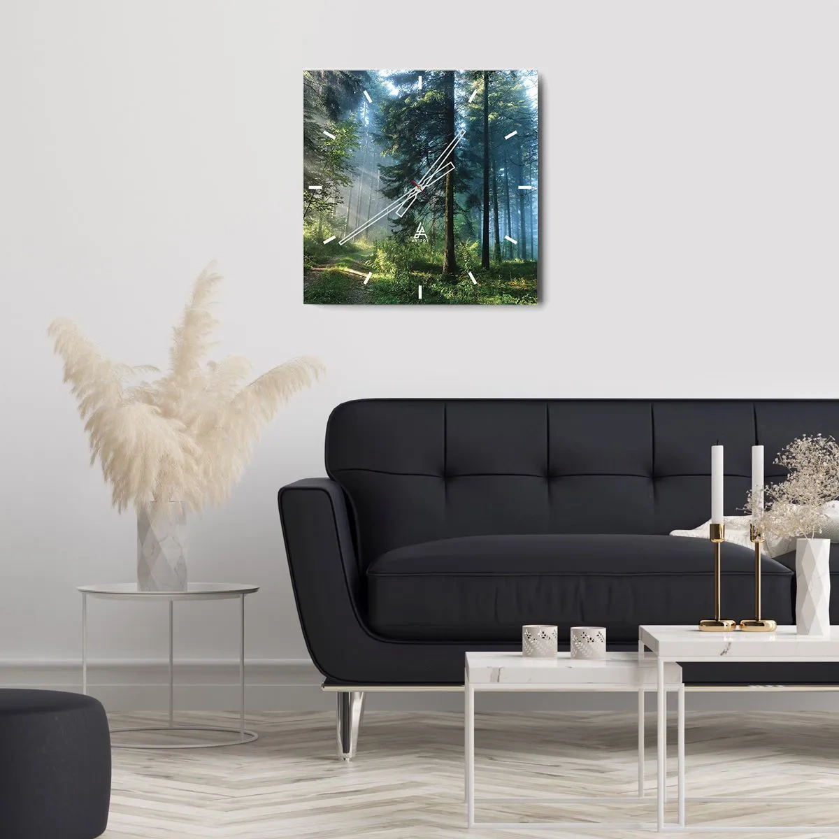 Horloge murale - Pendule murale - Rayonnant le matin - 40x40 cm