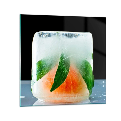 Impression sur verre - Image sur verre - Fraîcheur et rafraîchissement - 30x30 cm