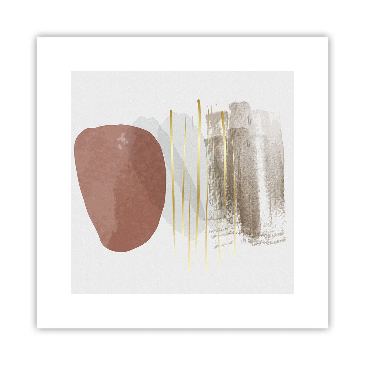 Affiche - Poster - Colonnade abstraite - 30x30 cm