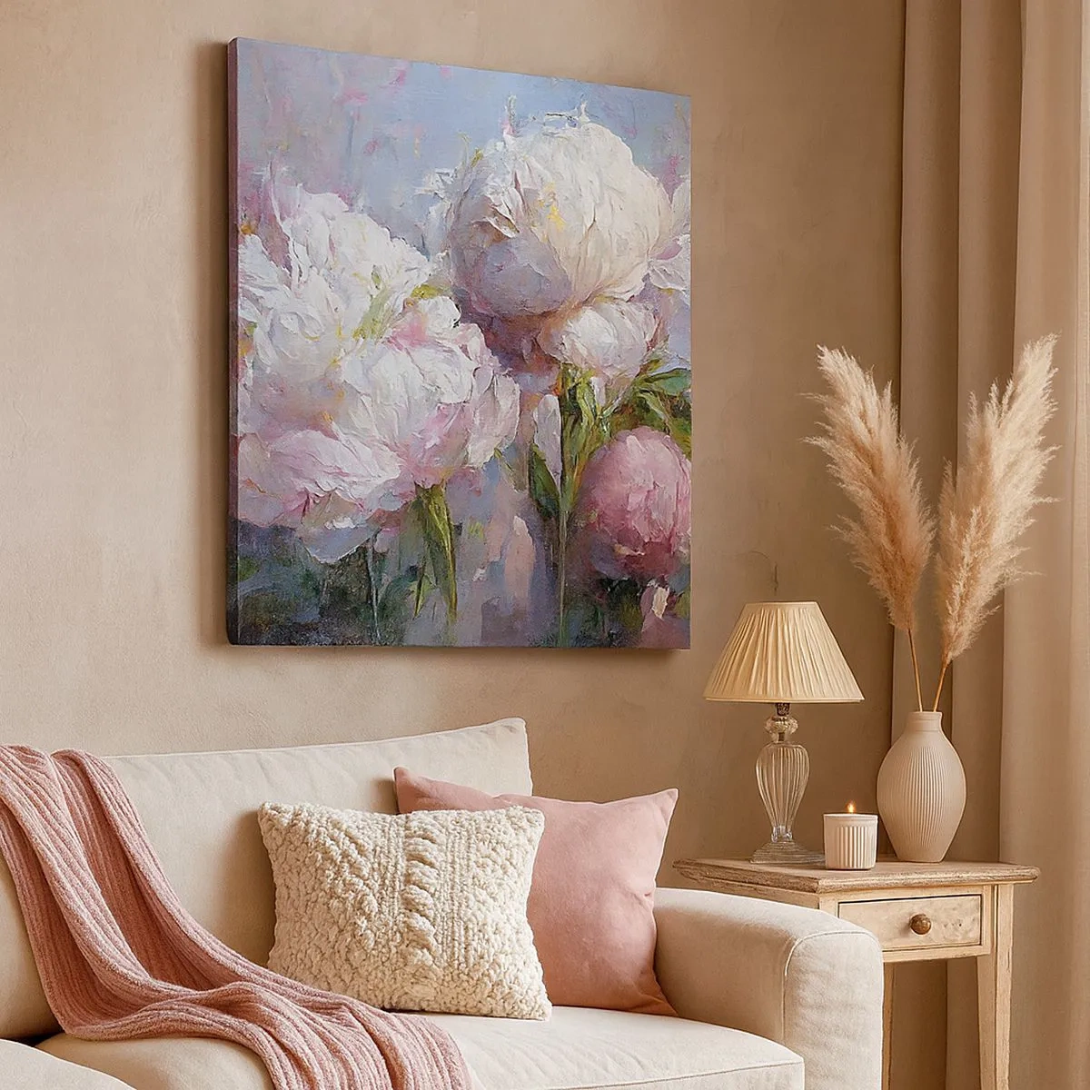 Impression sur toile - Image sur toile - Un bouquet plein de vie - 30x30 cm