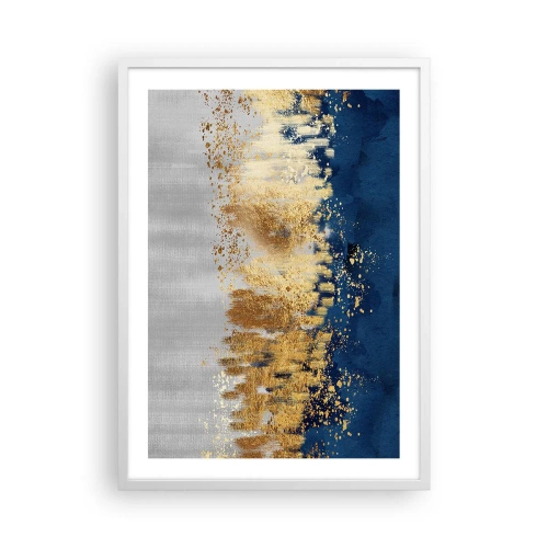 Affiche dans un cadre blanc - Poster - Une composition moderne et pétillante - 50x70 cm