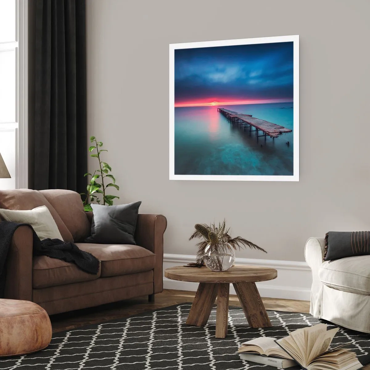 Affiche - Poster - Entre le ciel et la terre - 40x40 cm