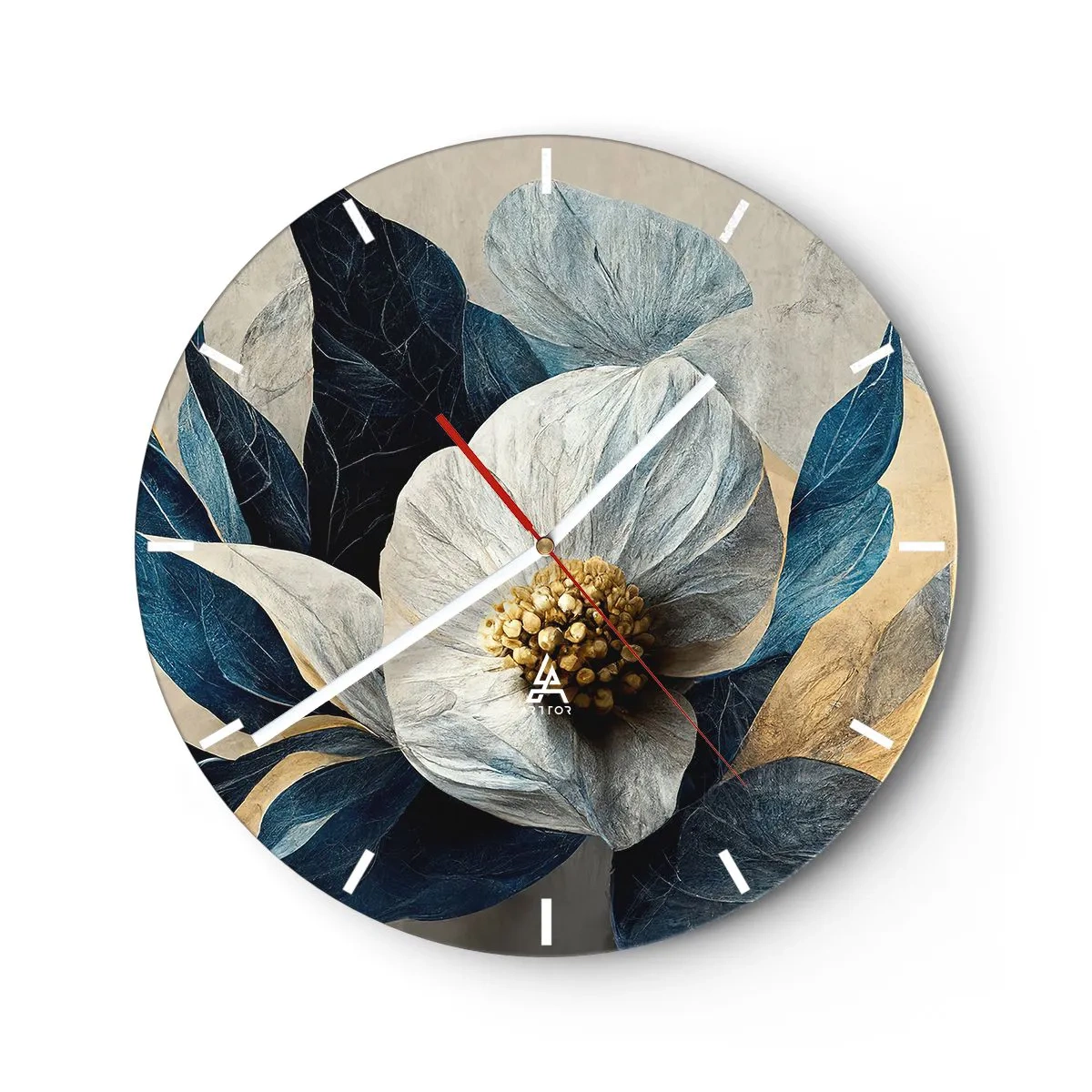 Horloge murale - Pendule murale - Il a un coeur d'or - 40x40 cm