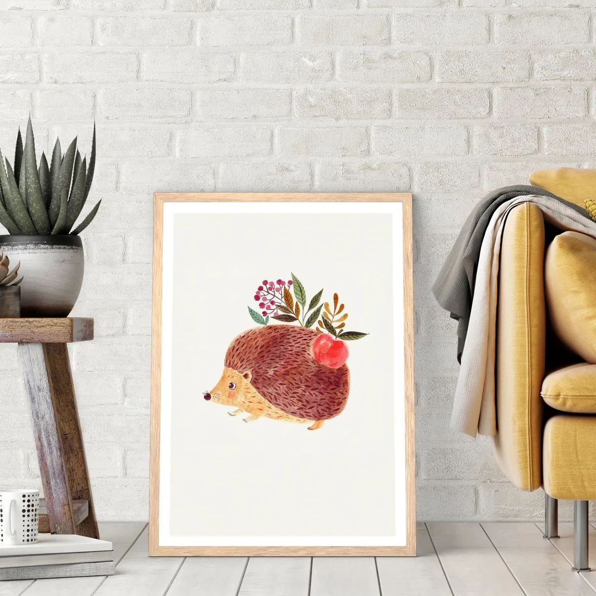 Affiche dans un chêne clair - Poster - Et tu m’apprécies déjà - 61x91 cm