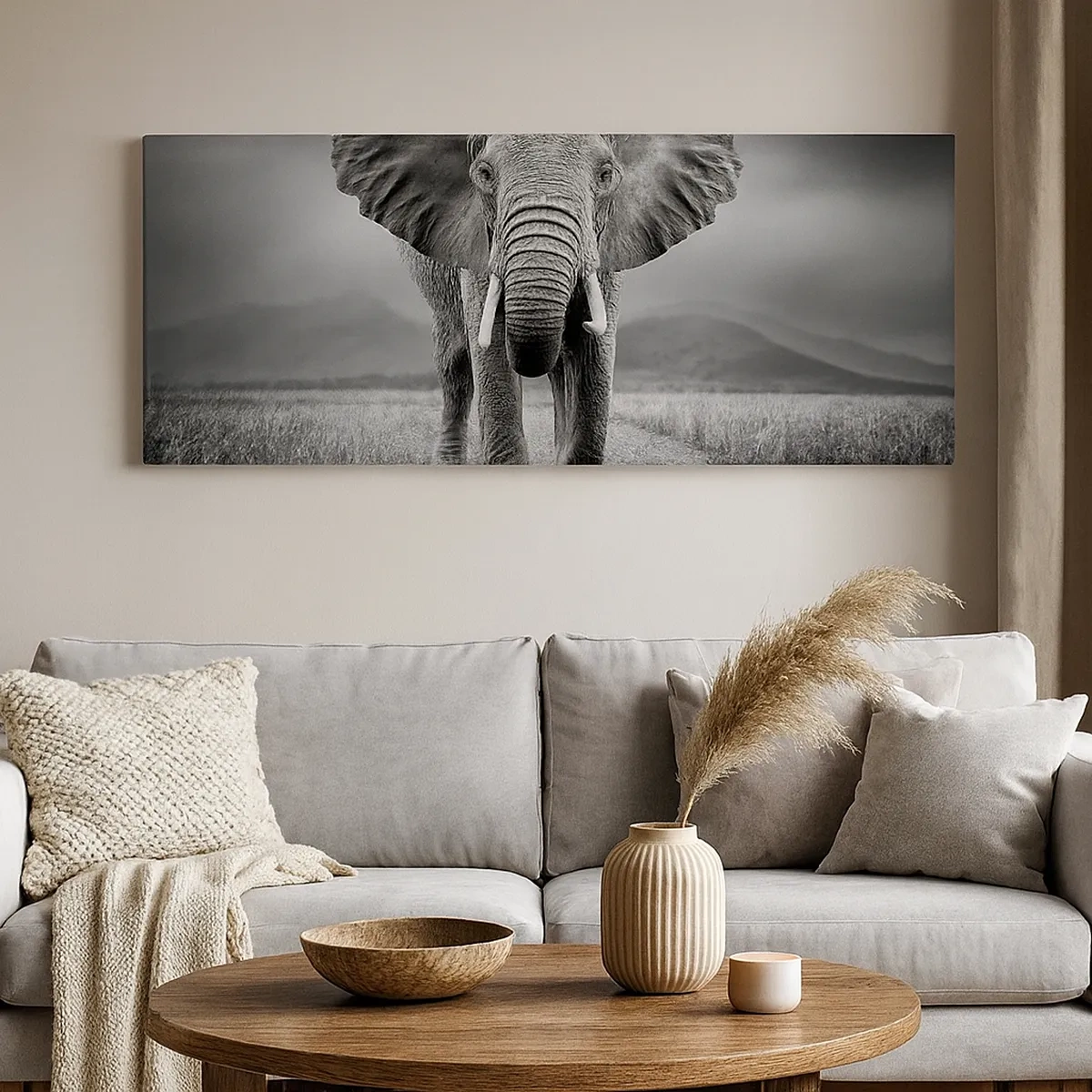 Impression sur toile - Image sur toile - Les hôtes vous saluent - 30x30 cm