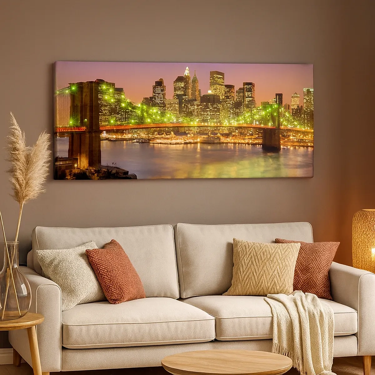 Impression sur toile - Image sur toile - Ici la lumière ne s'éteint jamais - 30x30 cm