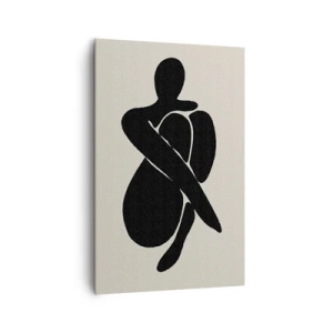 Impression sur toile - Image sur toile - Dans ses propres bras - 80x120 cm