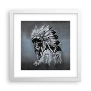 Affiche dans un cadre blanc - Poster - Retour aux sources - 30x30 cm