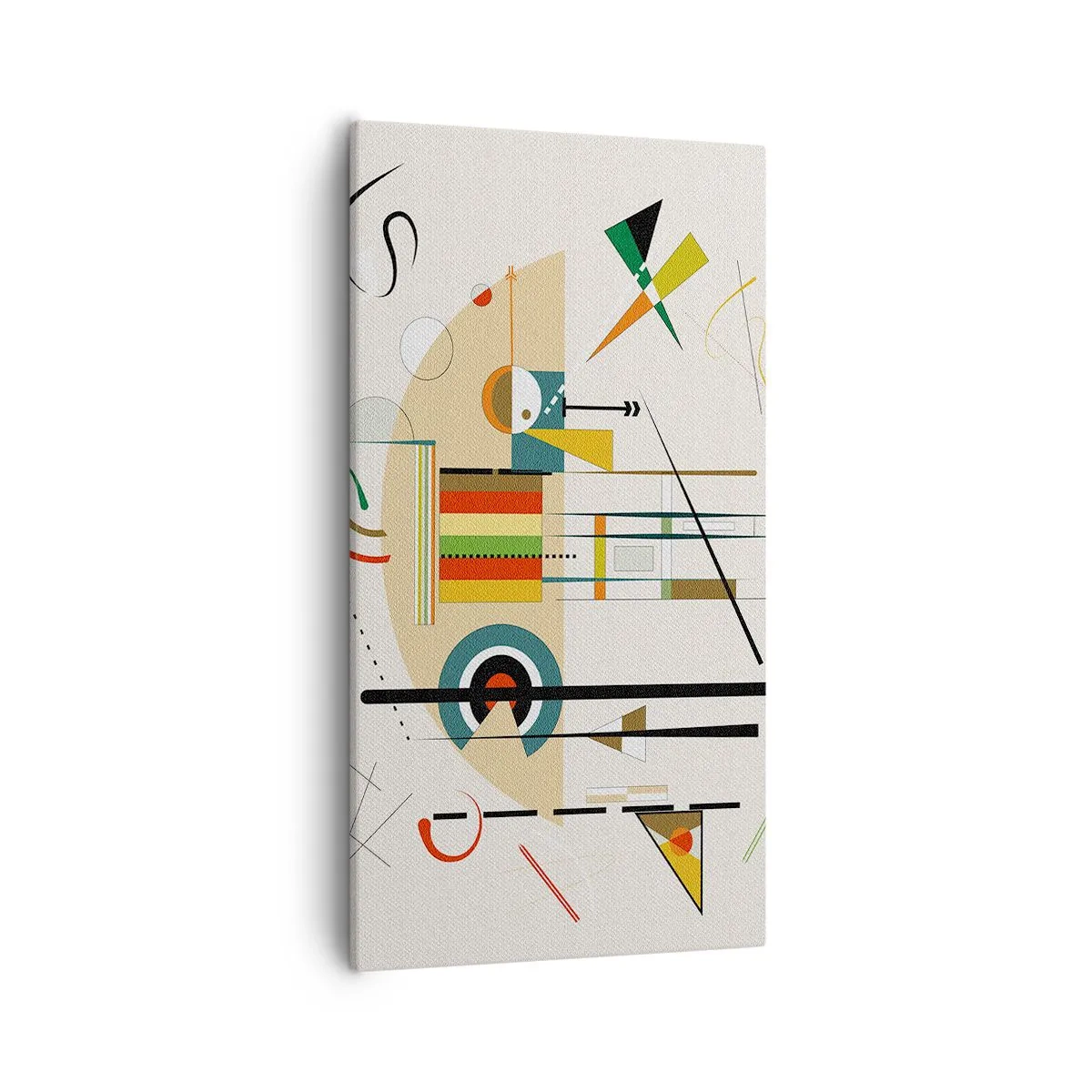 Impression sur toile - Image sur toile - Et le monde s’amuse - 55x100 cm