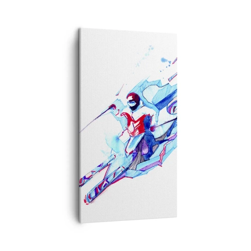 Impression sur toile - Image sur toile - Ruée folle vers la joie - 45x80 cm