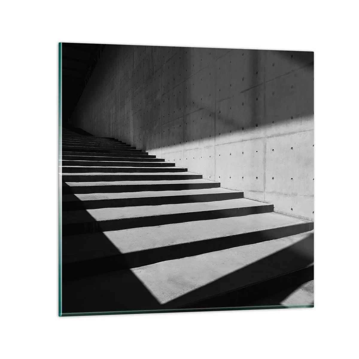 Impression sur verre - Image sur verre - La beauté brute du modernisme - 50x50 cm