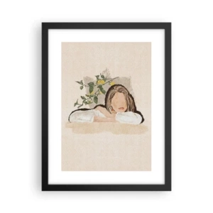 Affiche dans un cadre noir - Poster - La beauté du sud - 30x40 cm